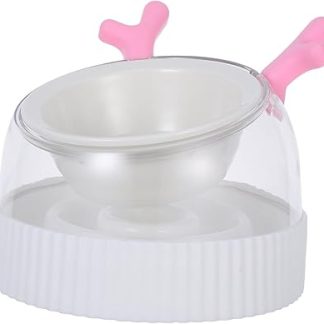 Керамическая миска для собак TOYANDONA с функцией медленного кормления, нескользящая, предотвращает проливание. Идеально подходит для использования в помещении и на открытом воздухе. Безопасная и компактная.