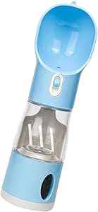 Универсальная бутылка для воды для домашних животных, удобная в использовании, безопасная для здоровья, портативная для кемпинга и занятий спортом на открытом воздухе (синяя)