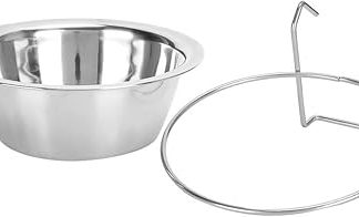 Подвесной держатель PetLife из нержавеющей стали для домашних животных (собак и кошек).