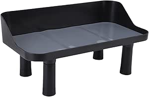 Приподнятая подставка для мисок для собак, регулируемая подставка для мисок, защита от опрокидывания, материал ABS, защита шеи, миска для еды для собак и кошек.