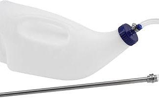 Большая бутылочка для кормления телят Jiawu с дозатором, удобная в использовании, изготовлена ​​из прочного пластика.