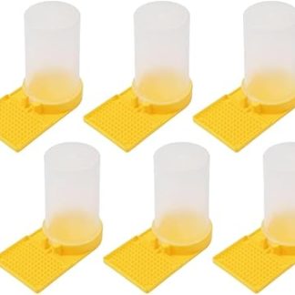 6 поилок для пчел, пчелиные чашки, вода для пчел, для сада, для питья пчел, пчеловодческое оборудование, кормушка для улья, простая установка, простота в эксплуатации.