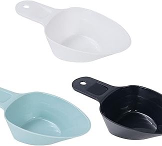 Набор из 3 мерных стаканчиков для корма для кошек и собак Toyvian с удобной ручкой и точными отметками порций. Легкий и легко моется. Идеально подходит для кошек, собак, кроликов и птиц.