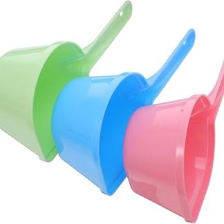 Набор из 3 пластиковых ложек для корма собак и кошек Toddmomy с эргономичной ручкой. Универсальная ложка для кормления домашних животных, порционирования корма и воды, практичная и удобная на кухне.