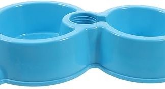 Автоматическая кормушка TOYANDONA с двумя мисками для щенков и кошек, легко моющийся контейнер для кормления домашних животных.