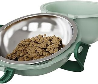 Складная миска для кормления собак, портативная миска для воды, складная поилка для собак для кемпинга.