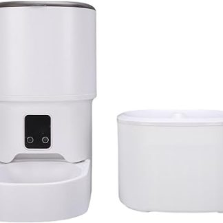 Универсальный Wi-Fi-дозатор для кошачьего корма, бесшумная кормушка, поилка с управлением через приложение, большая вместимость, компактный дизайн для владельцев домашних животных.