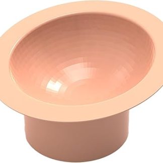 Приподнятая миска для кошек. Приподнятая кормушка для домашних животных. Прочный пластиковый ограничитель давления под углом 15 градусов для кошек и собак, содержащихся в помещении. Диаметр 6,3 дюйма.