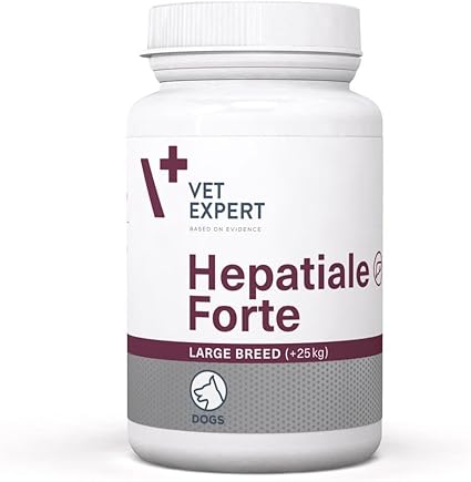 VET EXPERT HEPATIALE FORTE LARGE BREED — препарат, поддерживающий функцию печени у собак крупных пород.