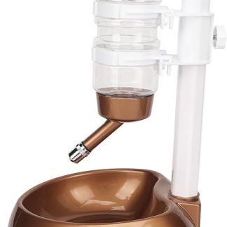 Регулируемая по высоте напольная миска для воды для домашних животных Taidda, портативная съемная кормушка для собак, для кемпинга, 15,4 x 6,3 дюйма.