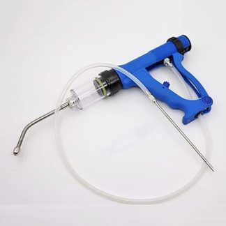 Автоматический дозатор для животных, шприц 2-в-1 для крупного рогатого скота, коз и свиней, 50 мл, идеально подходит для ветеринарного применения, обеспечивает простое и точное дозирование.