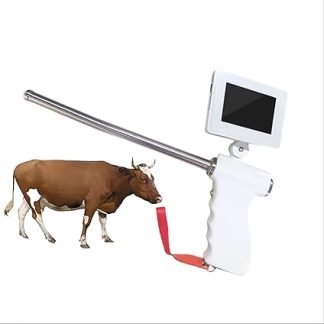 Аппарат для искусственного осеменения AI, ветеринарный комплект для разведения с термостатической HD-камерой и вращающимся экраном, устройство для осеменения коров и лошадей.