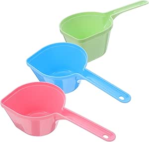 ibasenice 3 пластиковые мерные ложки для корма для собак и кошек. Эргономичные мерные ложки для сухого и влажного корма. Практичные аксессуары для домашних животных.