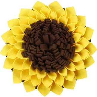 Интерактивная кормушка-коврик для собак в форме подсолнуха для кроликов и щенков.