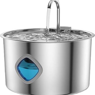 Поилка для кошек из нержавеющей стали, диспенсер для воды для кошек объемом 3,2 л, миска из нержавеющей стали, автоматические товары для животных, для использования в помещении, для крупных, средних, маленьких собак, котят, поение.