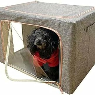 Кислородная клетка для домашних животных, инкубатор для щенков объемом 100 л для респираторной и небулайзерной терапии, большой питомник для животных, идеально подходит для восстановления после кашля.