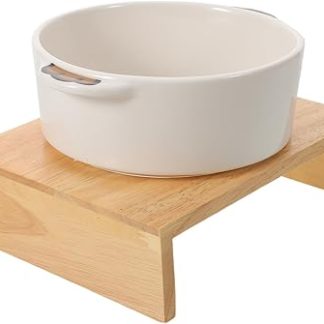 Керамические миски для домашних животных с двумя ручками: миски для корма для собак, миски для воды для кошек.