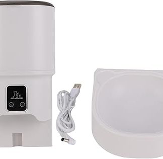 Умная Wi-Fi кормушка для домашних животных с большой вместимостью, дистанционным управлением через приложение и таймером, для кошек и собак, корпус из ABS-пластика. Размеры: 11,02 x 7,09 x 9,84 дюймов.