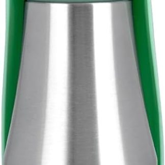 Портативная бутылка для воды для собак, дорожная бутылка для воды из нержавеющей стали с диспенсером для воды, герметичная, зеленая, 790 мл.