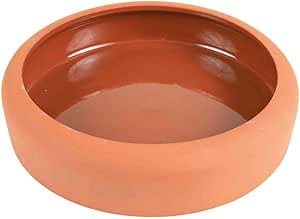 Керамическая миска Trixie с закругленным краем, 125 мл, терракотовая.