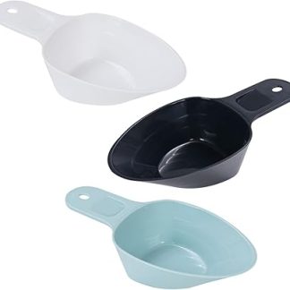 3 мерные ложки для корма для собак и кошек с точными мерными линиями. Эргономичные ложки для кормления птиц и кроликов.