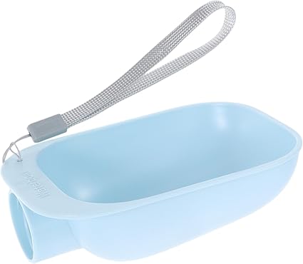 Портативная бутылка для воды для собак Toyvian с защитой от брызг, изготовлена из прочного ABS-пластика, компактна, легко крепится к бутылкам с минеральной водой, идеально подходит для путешествий и активного отдыха.