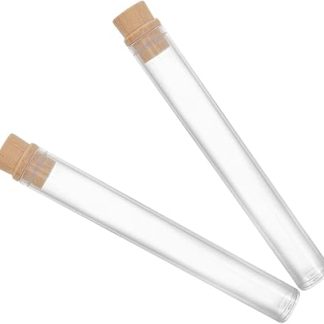 Набор из 2 прозрачных бутылочек Kisangel для хранения шерсти домашних животных, включая усы и памятные вещицы. Герметичные, компактные и портативные, подходят для дома и путешествий.