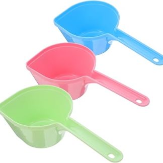 Набор из 3 кормушек и поилок для домашних животных TOYANDONA, универсальные для сухого и влажного корма, с эргономичной ручкой, легко моются, подходят для кормления собак, кошек и кроликов.