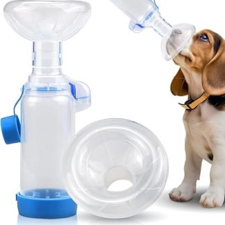 Спейсер для ингалятора, ингалятор для животных, маски двух размеров для кошек и собак.