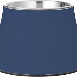 Приподнятые миски для корма для домашних животных из нержавеющей стали для собак средних размеров, помогающие при усталости шерсти.