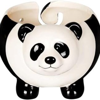 Керамическая чаша для пряжи в виде панды, для хранения пряжи, декоративные аксессуары для вязания крючком для дома и рукодельниц.