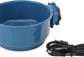 Миска для воды с подогревом и постоянной температурой, поддерживающая температуру воды. Большая вместительная зимняя миска для собак и кошек.