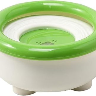 Непроливаемая миска для воды для собак, нескользящее основание, 19 x 19 x 9 см, защита от проливания, легко моется, подходит для собак, котят, кроликов.