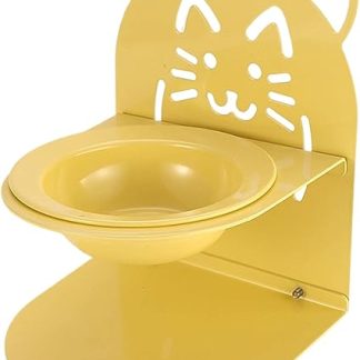 Приподнятая миска для кошек - нескользящая, эргономичная - кормушка для домашних животных - эргономичная для использования на открытом воздухе, в путешествиях, в автомобиле.