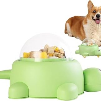 Универсальный диспенсер для лакомств для черепах | Миски с медленным высвобождением корма для умственной стимуляции и уменьшения метеоризма у мелких животных и кошек