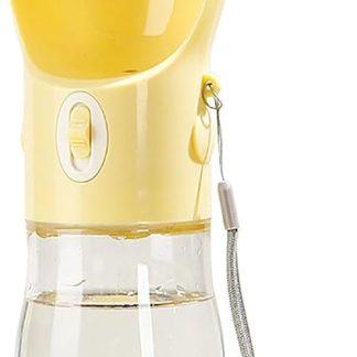 Герметичная бутылка для корма для домашних животных, портативный диспенсер для воды для собак с поилкой для прогулок и путешествий, материал ABS/PC.