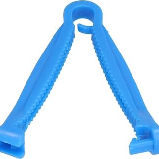 Ветеринарные зажимы для пуповины Qcwwy, ПВХ, 100 шт. Инструмент для родовспоможения домашних животных, зажимные тиски для взрослых животных, таких как коровы, сельскохозяйственные животные, овцы.