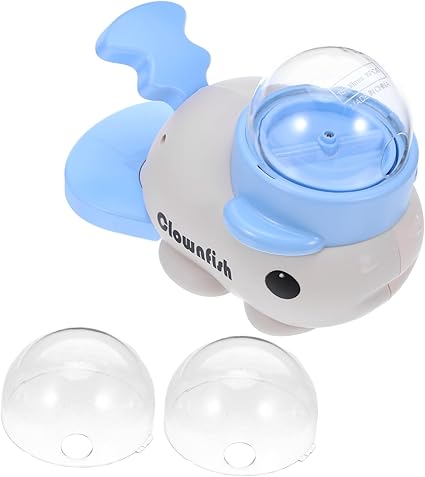 Интерактивный диспенсер для лакомств Toyvian в виде кита с вращающейся кормушкой, управляемой нажатием кнопки, для дрессировки питомцев и точного дозирования корма для здорового питания.