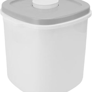 Большой контейнер для хранения корма для домашних животных объемом 6 литров с защелкивающейся крышкой для кошек, собак, кроликов, сухого корма.