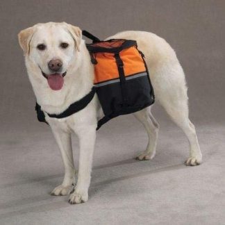 DOG BACKPACK Working or Service Dogs Day Tripper Orange Back Pack Closeout (Orange)