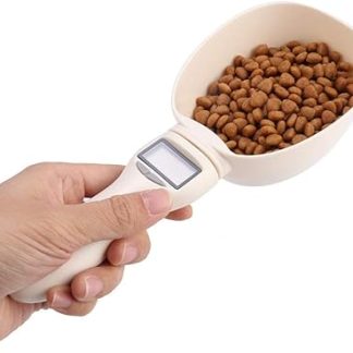 Мерная ложка для корма для домашних животных, портативная цифровая мерная ложка с ЖК-дисплеем для собак и кошек.