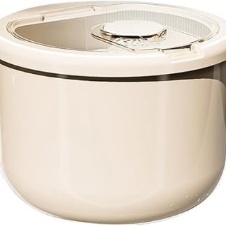 Контейнер для хранения корма для собак — вместительный герметичный контейнер для лакомств и корма для домашних животных, прочный, с герметичной крышкой, влагостойкая конструкция, смотровой люк.