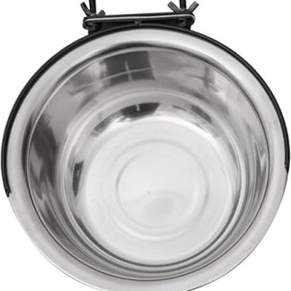 Металлические миски для кормления щенков, маленькие миски для собак, миски для щенков Niezijane, подвесные, серебристые.