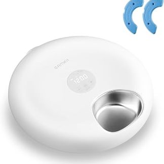 Автоматическая кормушка для мокрых кошек, лоток для корма из нержавеющей стали, 6 приемов пищи, программируемый таймер, перезаряжаемая, беспроводная, защита питомца.