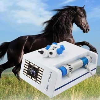 Аппарат ударно-волновой терапии для лошадей — регулировка частоты 1-18 Гц, ударно-волновой массажер 10-300 МДж с 7 массажными насадками для собак и кошек.