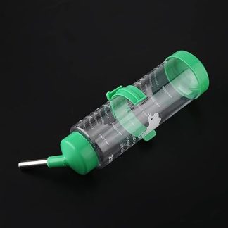 Автоматическая поилка для хомяков Pssopp из нержавеющей стали, не протекающая, подвесная бутылка для воды объемом 250 мл для мелких животных, таких как хомяки и белки.