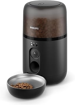 Умная кормушка для домашних животных Philips, встроенная камера, датчик движения, расписание кормления, уведомления, технология защиты от засорения, легко моющаяся миска, приложение (PAW5320/02)