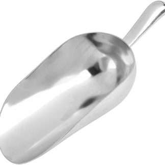 Универсальная кухонная ложка из алюминиевого сплава с удобной ручкой для домашнего использования, большая вместимость.