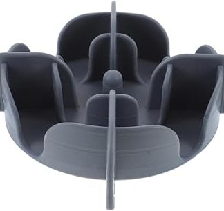 Силиконовая миска-вставка Toyvian для медленного кормления, защита от удушья, легко моется, подходит для активного питания щенков и взрослых животных, практичный контейнер для еды.