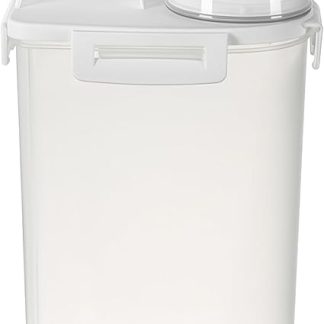 Корм для животных, зерно, рис, контейнер для хранения корма объемом 3 л (2,0-2,5 кг), компактная ручка, мерные отметки, герметичное закрытие, прозрачный, качественный пластик.